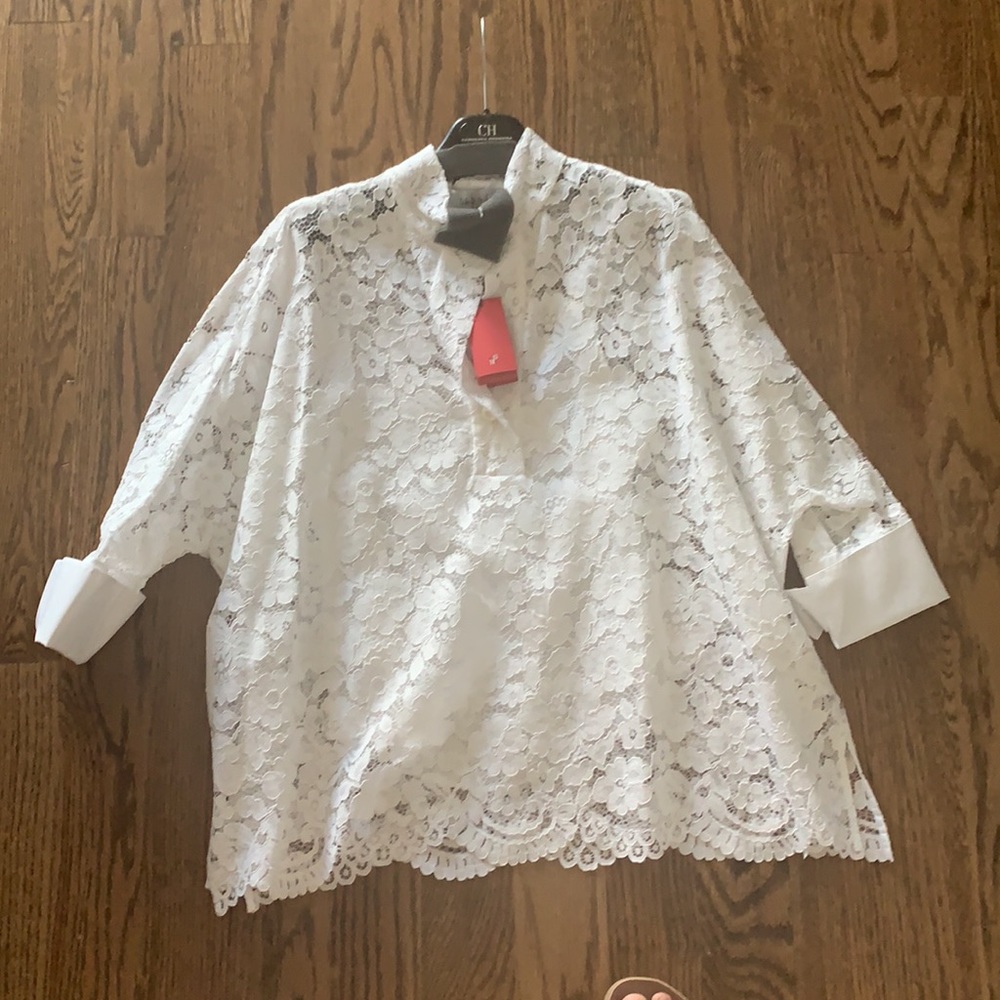 Carolina Herrera Lace Blouse